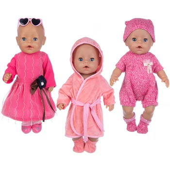 Yeni Stil Takım Elbise oyuncak bebek giysileri Fit 17 inç 43cm oyuncak bebek giysileri Doğan Bebek Takım Elbise Bebek Doğum Günü Festivali Hediye