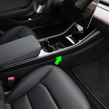 VXVB Yeni 2020 Tesla Modeli 3 Araba Aksesuarları Model3 Model Y Koruma Yan Koruyucu Kapak Karbon Fiber ABS Yan Trim Üç