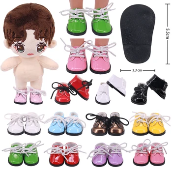 5cm Bebek Ayakkabıları 14.5 İnç El Yapımı Deri Çizmeler Fit Wellie Wishers ve Nancy ve EXO Bebek, Paola Reina Bebek, Bizim Nesil, kız Oyuncakları