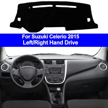 Araba İç Oto Dashboard Kapak Dashmat Pad Halı Dash Mat Yastık 2 Kat Suzuki Celerio 2015 İçin LHD RHD Araba Styling