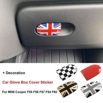 Union Jack Araba havasız ortam kabini Kolu Dekoratif saklama kutusu kapak Sticker MINI Clubman COOPER S F55 F56 F57 F54 F60 Araba-Styling