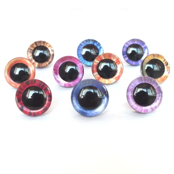 YENİ 20 adet 10 Çeşit Renk 16-40cm 3D Glitter Güvenlik Oyuncak Gözler Renk Bebek Gözler DIY Bebek Yapma Kaynağı Aksesuarları peluş oyuncak Gözler