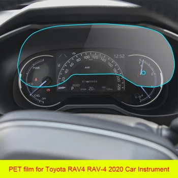 PET ekran koruyucu film Toyota RAV4 RAV-4 2020 araç gösterge paneli Koruyucu Pano Merkezi Kontrol Dokunmatik Ekran