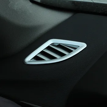 Karbon Fiber Renk Dashboard Klima Delikleri Kapak Trim 2 adet BMW X1 F48 2016-18X2 F39 2018 Hava Çıkış Dekorasyon