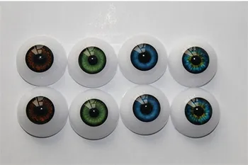 1 pairs 20mm / 22mm / 24mm Yeniden Doğmuş Bebek /Bjd Bebek Gözler Mavi /kahverengi /yeşil / gök mavisi Göz Küresi Yeniden Doğmuş Bebek Aksesuarları