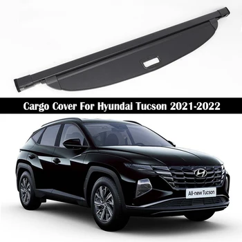 Bagaj Kargo Kapağı Hyundai Tucson 2021-2022 İçin Güvenlik Kalkanı Arka Bagaj Perdesi Geri Çekilebilir Bölme Gizlilik Araba Aksesuarı