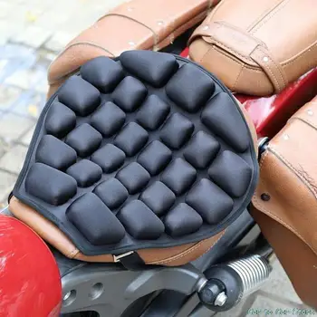 1 ADET Moto Sünger Ped klozet kapağı Evrensel Motosiklet Sünger koltuk minderi Dekompresyon Eyer Basınç Tahliye Binmek koltuk minderi