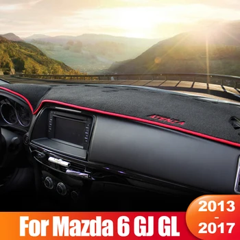 Mazda 6 için GJ GL Mazda6 Atenza 2013 2014 2015 2016 2017 Araba Dashboard Güneş Gölge Kapak Enstrüman Masası kaymaz Mat Aksesuarları