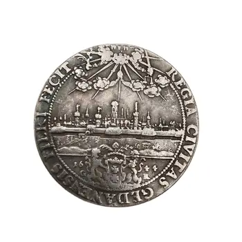 Polonya 1644 Kral hatıra parası Koleksiyonu Rozeti Hediyelik Eşya Ev Dekorasyon El Sanatları Masaüstü Süsler Hediyeler