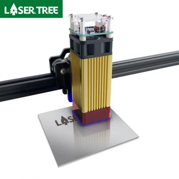 LAZER ağacı 40 W sabit odak lazer kafası, sıkıştırılmış Nokta teknolojisi, 450nm TTL mavi ışık modülü için lazer DIY ahşap oyma araçları