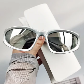 Lüks moda güneş gözlükleri Kadın Erkek Marka Tasarım Ayna Spor Vintage Unisex güneş gözlüğü Erkek Sürücü Gözlük UV400 Gözlük