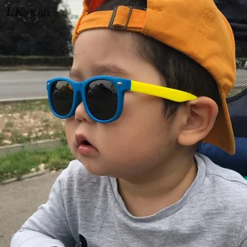 LongKeeper Çocuklar Polarize Güneş Gözlüğü TR90 Erkek Kız güneş gözlüğü Silikon Güvenlik Gözlükleri Hediye Çocuklar İçin Bebek UV400 Gözlük