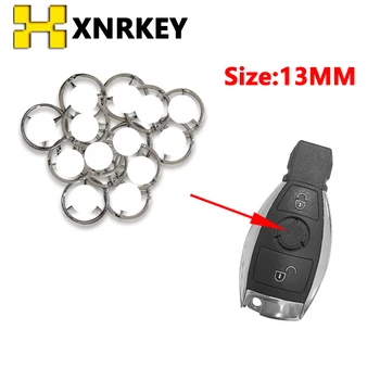 XNRKEY Uzaktan araba logo çıkartması için 13mm Yedek mercedes B-enz Araba Anahtarı Kabuk Benz İçin Metal ANAHTAR LOGOSU Tüm Modeller için