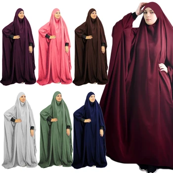 Müslüman Kadınlar Havai Abaya Namaz Konfeksiyon Elbise İslam Giyim Başörtüsü Elbise Ramazan Arap Kaftan Orta Doğu Abayas
