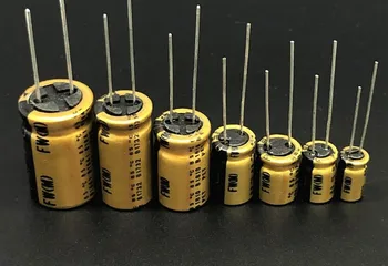 30 adet / grup Orijinal nichicon FW serisi ateş ses alüminyum elektrolitik kondansatör ücretsiz kargo