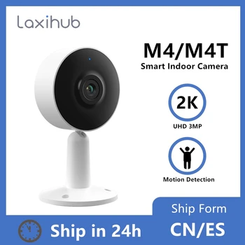 Laxihub Gözetim IP Kamera Mini Güvenlik bebek izleme monitörü Kapalı Kameralar Köpek Kedi Pet Hareket Algılama 3MP Wifi Kamera 2K 1080P Kamerası