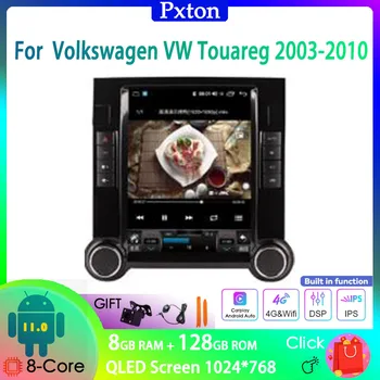 Pxton Tesla Ekran araba android radyosu Stereo Multimedya Oynatıcı Volkswagen VW Touareg 2003-2010 İçin Carplay Otomatik 8G + 128G 4G WIFI