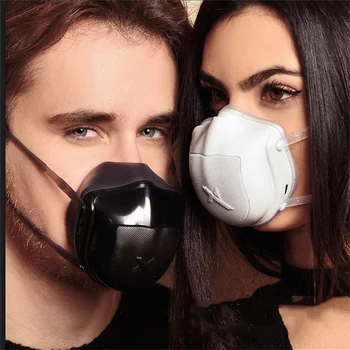 Taşınabilir Yüz Maskesi Fan Yeniden Kullanılabilir Hava Filtresi Egzoz Mini Fanlar Kişisel Giyilebilir Yaz Soğutma Açık USB Şarj Edilebilir FS156