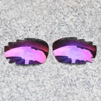E. O. S Polarize Gelişmiş Yedek Lensler Oakley Jawbone Bacalı Güneş Gözlüğü-Gece Yarısı Güneş Polarize Ayna
