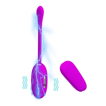 Kadın Masturbator Elektrik Çarpması Darbe Klitoral Vibratör, Kadın Vajina G Noktası Titreşimli Jump Yumurta Elektro Orgazm Uzaktan Kumanda