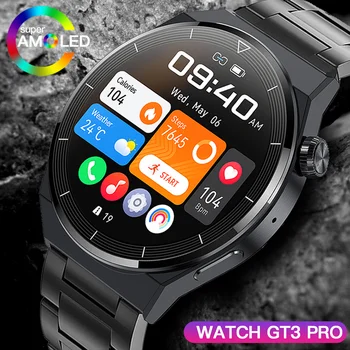 ZODVBOZ İzle GT3 Pro akıllı izle Erkekler Özel Arama Cevap Çağrı Spor Spor İzci Erkekler Saatler Su Geçirmez Smartwatch İçin Huawei