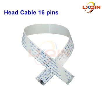 LXQIN 20 adet 16 pins baş kablo Epson 5113 solvent UV flatbed yazıcı için baskı kafası FFC düz veri cable16p