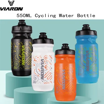 VIARON 550ML Yol Bisiklet Su Şişesi Sızdırmaz Bisiklet Tutucu İçme MTB Dağ Bisikleti spor şişesi Toz Geçirmez Bardak Taşınabilir