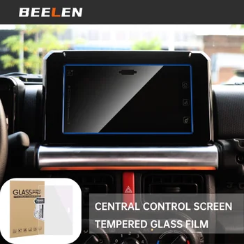 Temperli cam filmi koruyucu Suzuki Jimny İçin JB64 Sierra JB74W 2019 2022 araba radyo gps Otomatik Ekran Sticker Araba Aksesuarları