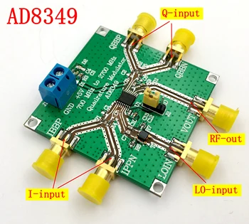 AD8349 Karesel Modülasyon Modülü 700 MHz ila 2.7 GHz I Q Modülatör Serisi Modülü