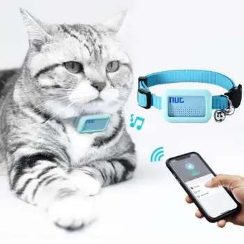 Yeni Pet akıllı gps takip cihazı Mini Anti-Kayıp Bluetooth uyumlu Bulucu Tracer Pet Köpek Kedi Çocuklar Araba cüzdan bulucu Yaka Aksesuarları